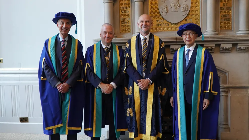 Ir Professor Andrew KEUNG receives honorary fellows of the University College of Estate Management